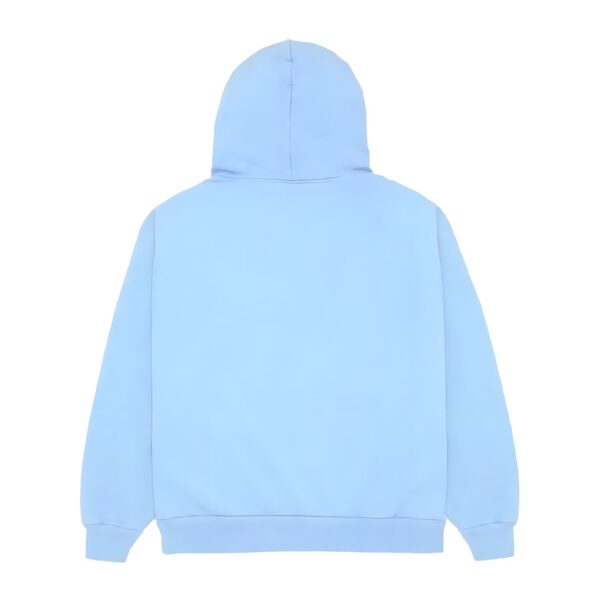 Sp5der Web Hoodie Sky Blue from the back side - Photo 2