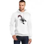 MTS x SP5DER Scorpion Hoodie – Mariah the Scientist the front side